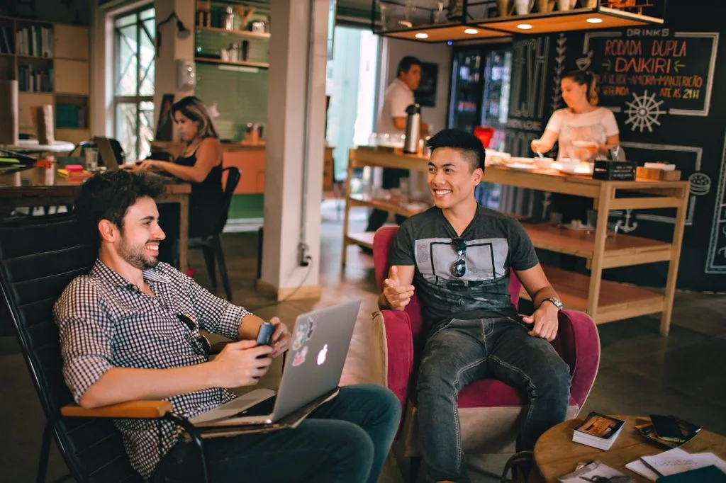 guys in a coffee shop - how I am overcoming porn